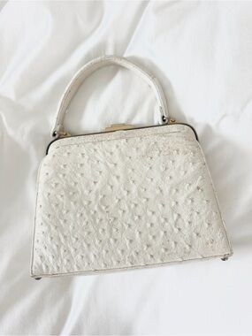 Rare Lucille de Paris Ostrich Handbag